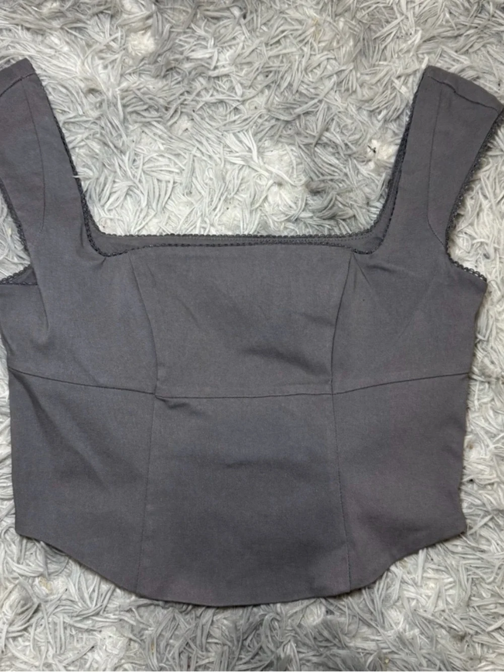 Wild Fable Gray Cap Sleeve Scoopneck Top
Size small - Picture 4 of 6